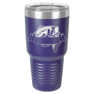 Personalized Fishing 30oz Ringneck Tumbler